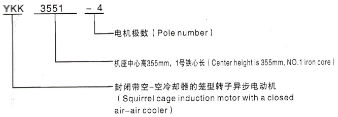 YKK系列(H355-1000)高压YKS6301-6三相异步电机西安泰富西玛电机型号说明